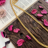 Vriksham Bold Gold Plated Cuban Link Daily Wear Chain-G20043